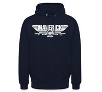 Spreadshirt Top Gun Maverick Jet De Chasse Logo Sweat À Capuche Unisexe