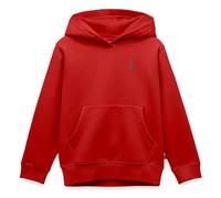 Spreadshirt Tour Eiffel Broderie Sweat À Capuche Enfant Premium, 122/128 (6 Ans), Rouge
