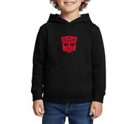Spreadshirt Transformers Earth Spark Symbole Autobot Sweat À Capuche Enfant Premium, 158/164 (12 Ans), Noir