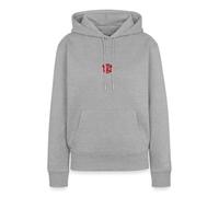 Spreadshirt Transformers EarthSpark Symbole Autobot Rouge Sweat À Capuche Premium Femme, S, Gris chiné