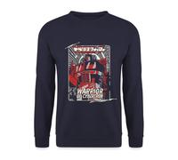 Spreadshirt Transformers G1 Optimus Cybertron Warrior Sweat-Shirt Unisexe, M, Marine
