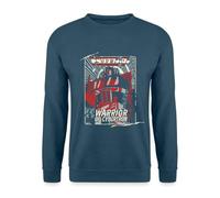 Spreadshirt Transformers G1 Optimus Cybertron Warrior Sweat Unisexe, S, Bleu Indigo