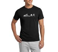 Spreadshirt Triathlon Évolution du Singe Au Triathlète T Shirt Homme