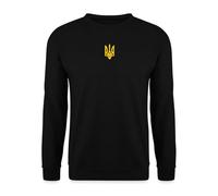 Spreadshirt Ukraine Armoiries Zelensky Logo Slava Ukraini Sweat Unisexe, L, Noir