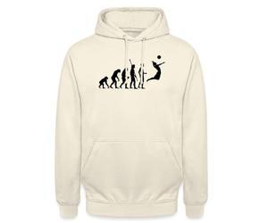 Spreadshirt Volley-Ball Évolution du Singe Au Volleyeur Cadeau pour Fans De Volley Sweat À Capuche Unisexe