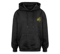 Spreadshirt Whitney Houston Écriture Design Brodé Sweat à Capuche Oversize Unisexe, M, Charbon