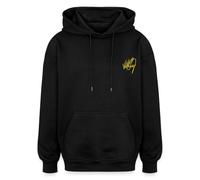 Spreadshirt Whitney Houston Écriture Design Brodé Sweat à Capuche Oversize Unisexe, XS, Noir