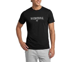 Spreadshirt Whitney Houston So Emotional avec Autographe Blanc T Shirt Homme, L, Noir