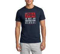 Spreadshirt WikiLeaks 1984 n'est Pas Un Mode d'emploi T Shirt Homme