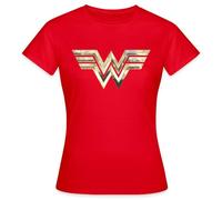 Spreadshirt Wonder Woman 1984 Classique d'or T-Shirt Femme, M, Rouge