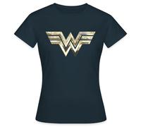 Spreadshirt Wonder Woman 1984 Classique d'or T-Shirt Femme, XXL, Marine