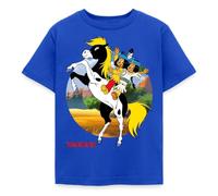 Spreadshirt Yakari Et Petit Tonnerre Arc en Ciel T Shirt Enfant