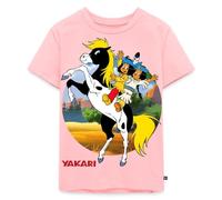 Spreadshirt Yakari Et Petit Tonnerre Arc en Ciel T Shirt Enfant Premium