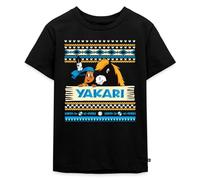 Spreadshirt Yakari Et Petit-Tonnerre Ugly Christmas Design T Shirt Enfant Premium, 98/104 (2 Ans), Noir