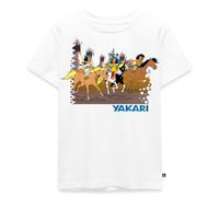 Spreadshirt Yakari Et Ses Amis Font du Cheval BD T-Shirt Premium Enfant, 122/128 (6 Ans), Blanc