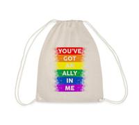Spreadshirt You've Got An Ally In Me LGBT Pride Fierté Sac À Dos Cordon