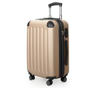 HAUPTSTADTKOFFER - Spree - Bagages Cabine à Main, Valise Rigide, Trolley, ABS, TSA, extra léger, extensible, 4 roues, 55 cm, 42 L, Champagne