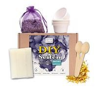 spreetherm Kit de fabrication de savon DIY avec savon 100 % végétalien, etc. - Points forts : ingrédients naturels, non testés sur les animaux, non parfumés