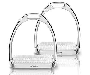Sprenger Fillis Lot de 2 étriers de sécurité avec Insert Blanc en Acier Inoxydable Argenté Largeur de Marche 120 mm