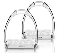 Sprenger Fillis Stirrup Irons 4 3/4 inch Stainless Steel White
