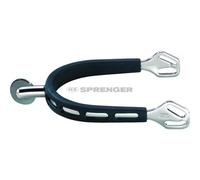 SPRENGER ULTRA FIT EXTRA GRIP Eperons avec boucle Balkenhol acier inoxydable, 30, grande molette (005)