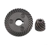 Sprial Jeu d'engrenages biseautés pour meuleuse d'angle - Kit d'engrenage de rechange en métal compatible avec 9554NB, 9555NB, 9556NB, 9557NB, 9558NB, ponceuse d'angle 48,6 x 15 mm pour anneau