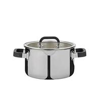 Spring 0315540620 Fusion 2+ Marmite avec couvercle en acier inoxydable Ø 20 cm 3,7 l