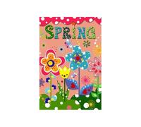 Spring 12 X18 Inches Own Ensemble De Drapeaux De Jardin Double Face, 4 Saisons, Printemps, Été, Automne Et Hiver Drapeau Haute Qualité ""Nipseyteko