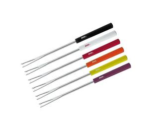 Spring 2690260606 Basic Set de 6 piques à fondue pour fondue savoyarde Multicolore