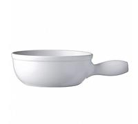 Spring 2896205924 Caquelon à fondue en aluminium compatible induction Blanc 24 cm