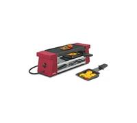 Spring 3037003001 2 compact raclette avec plaque de cuisson en aluminium, acier inoxydable, rouge spring switzerland