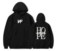 Spring and Autumn Unisexe NF Hope Merch Hoodie Hip Hop Manches Longues Hoodie Sweatshirt Street Hoodie (Blanc, S) (Color : 1, Size : S)