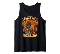 Spring Caves and Mill Shirt Monument Historique de l'Indiana Débardeur