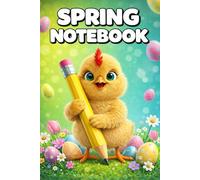 Spring Chicken Notebook - Easter Basket Stuffers: 200 Dot Grid Pages | 6 x 9 Journal for Bullet Planning, Sketching and Creative Writing