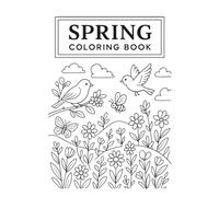 Spring Coloring Book