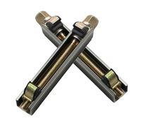 Spring Compressor Tool - Shock Proof Coil Spring Compressor Kit for Cars Sedan Pickup Truck Motorcycle RV | Heavy Duty Steel Build Adjustable Claw Safety Lock Mechanism Workshop Use