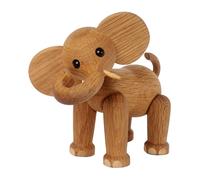 Spring Copenhagen Figurine d'éléphant en bois fabriquée à la main - Ollie : un accessoire d'intérieur majestueux