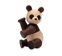 Spring Copenhagen Décoration Pixi Panda - érable 9cm Marron