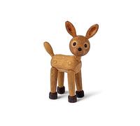 Spring Copenhagen Figurine de cerf en Bois Faite à la Main - Spot | Décoration d'intérieur Rustique, Charmante Sculpture en Bois