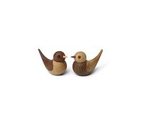 Spring Copenhagen Mencke&vagnby Soulmates Petit Couple d'oiseaux en Bois