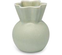 Spring Copenhagen Svungen Top Vase en céramique petit vert clair Vase à fleurs vert clair