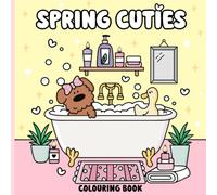 Spring Cuties: A Super Cute Fuzzy Characters Colouring Book for Adults and Teens. (Bold and easy for Relaxation)