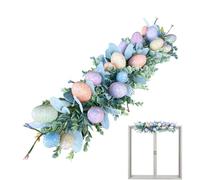 Spring Door Wreath, Rustic Garland, Compact Size for Display, Farmhouse Eucalyptus Feature, Holiday Utility Category, Wreath for Front Door Bedroom Mantel Dining Table Easter Decor