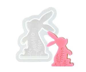 Spring Easter Bunny Mold - Handmade Spring Bunny Candle Casting Mold | Smooth Inner Wall Casting Art Crafts for Chocolate, Jelly Ornaments, Candle, Soap, Plaster