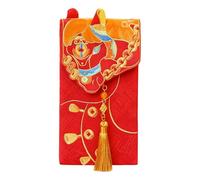 Spring Festival Money Packets - 2026 Zodiacs Horse Keepsake | Decorative Blessing Pouch with Shiny Embossed Pattern & Traditional Present Wrap for Holiday Events, Ceremony and Reception