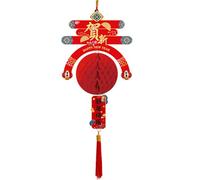 Spring Festival Pendants - 3D Chinese Lantern Ornaments, Classic Lunar New Year Hanging Decor Featuring Year of the Snake Symbol, Home, Office, Restaurant, and Holiday Event Decorations