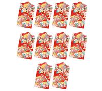 Spring Festival Red Envelope | 12 x 8 cm Polyvalent Japanese Style Cash Envelopes,Handcrafted Authenticity Chinese New Year Red Packet For New Year, Weddings, Christmas, Graduation