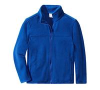 Spring&Gege Fleece Jacket Classics Full Zip Blouson de Sport Garçon Veste en Polaire pour Enfant Bleu Royal 5-6 Ans