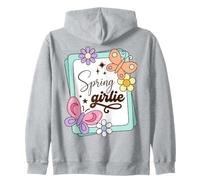 Spring Girlie Cute Seasonal Saying for Spring Lovers Sweat à Capuche