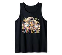 Spring Gnomes with Colorful Easter Egg Decor Happy Easter Débardeur